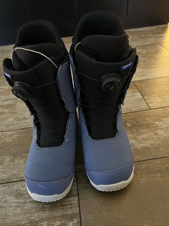 blue burton snowboard boots Ruler BOA 2023 Zone BOA Fit System Binding Size Burton Snowboard Boots
